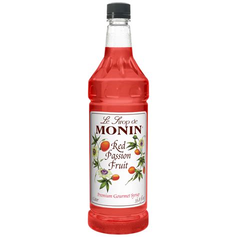 monin red passion fruit syrup
